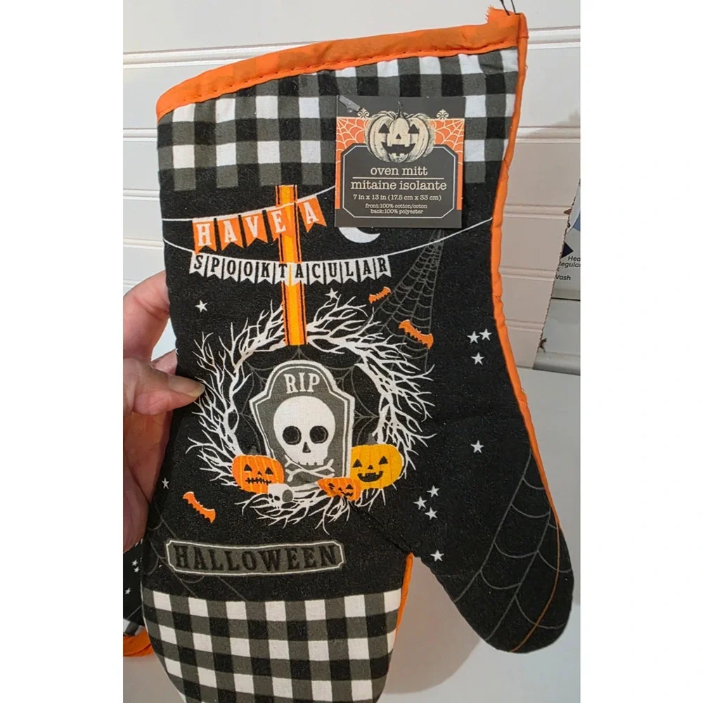 New Halloween Have A Spooktacular Halloween - Kitchen Oven Mitt & 2 Pot Holder